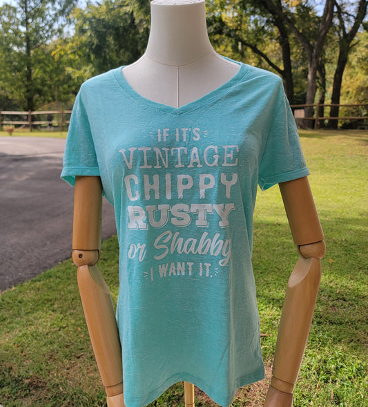 If It's Vintage, Chippy Tee