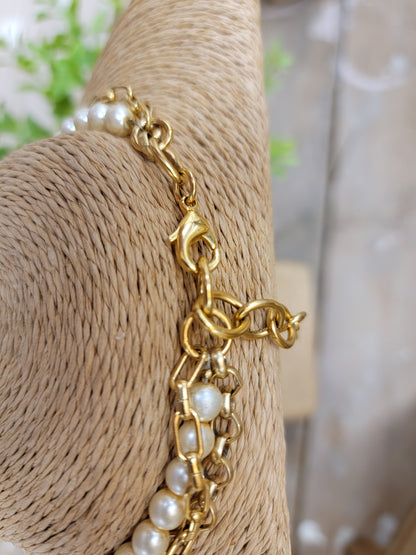 Fairy Coin Necklace Style 2231 by Yochi NY