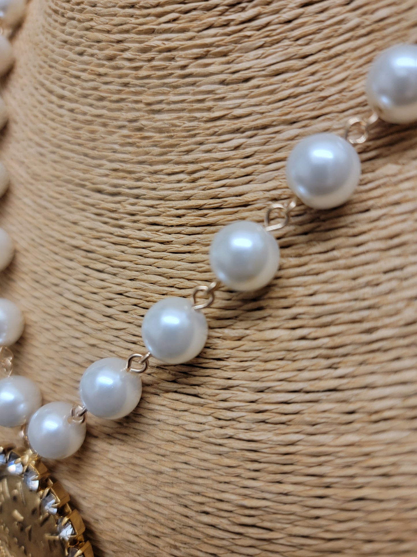 Chanel Rue Cambon Coin, Pearl & Crystal Necklace Style 1073 - Yochi NY