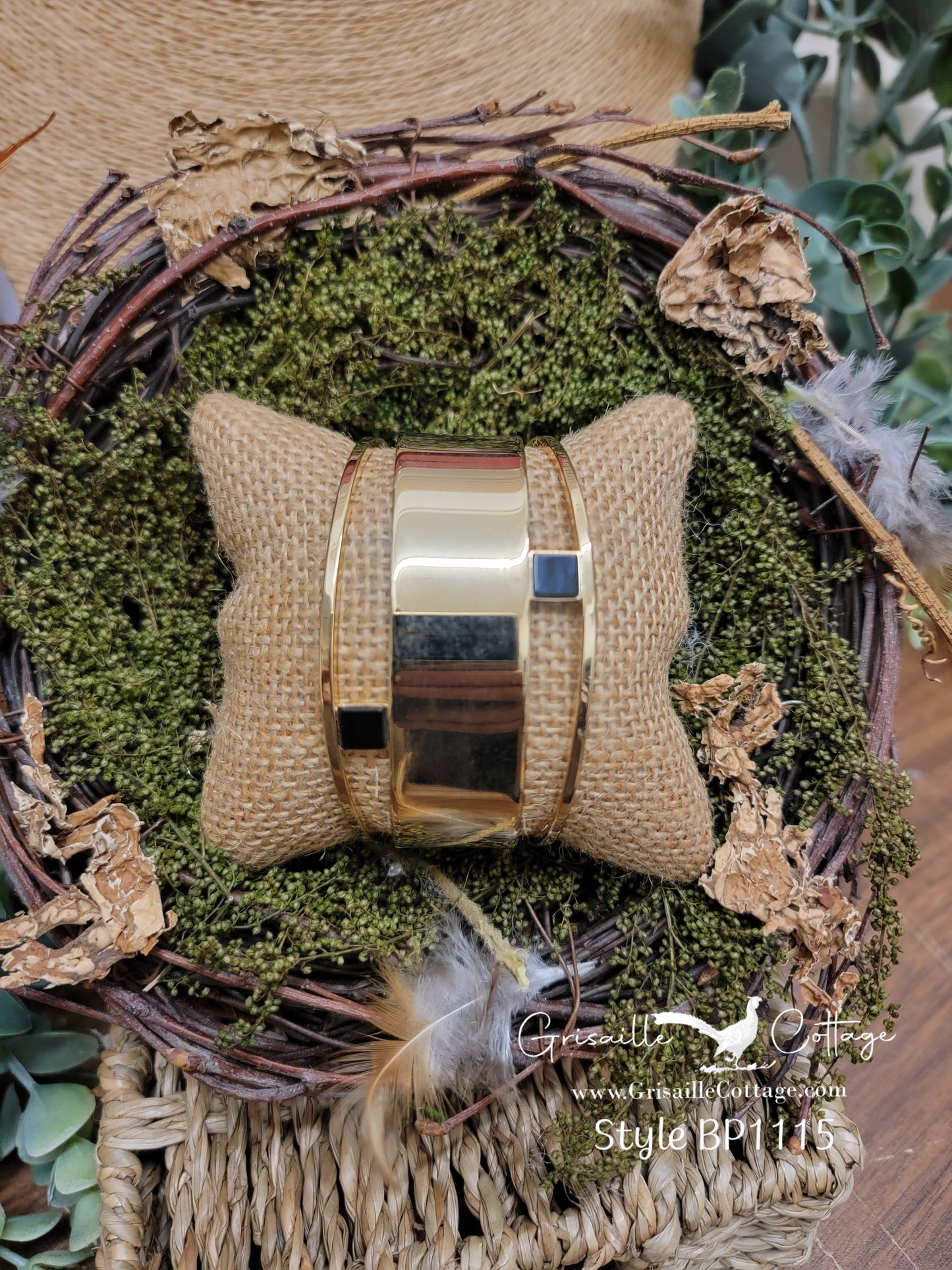 Gold Thick & Thin Bracelet Style BP1115 - Yochi NY