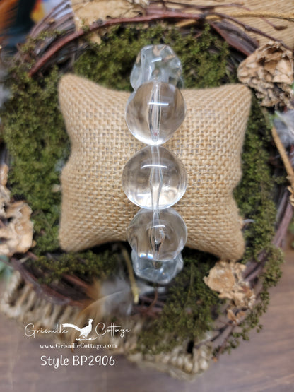 Large Bead Stretch Stack Bracelet BP2906 - Yochi NY