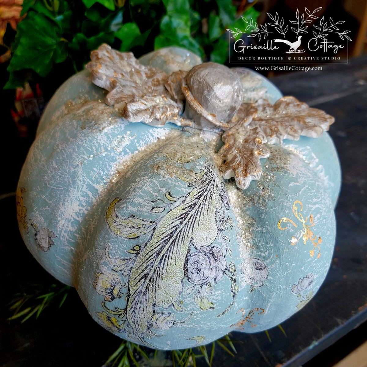 Custom Embellished Pumpkin