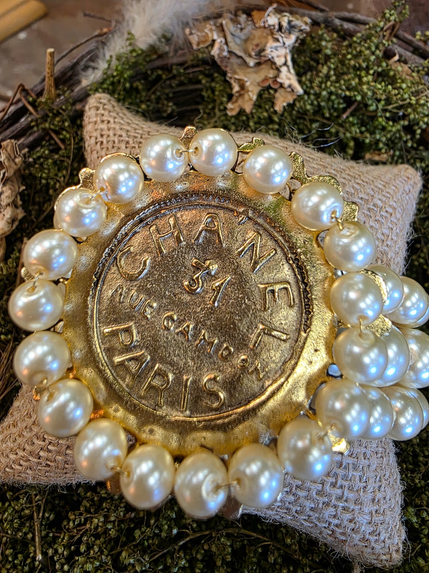 Chanel Rue 31 Paris 3-Strand Pearl Bracelet Style B2250 - Yochi NY