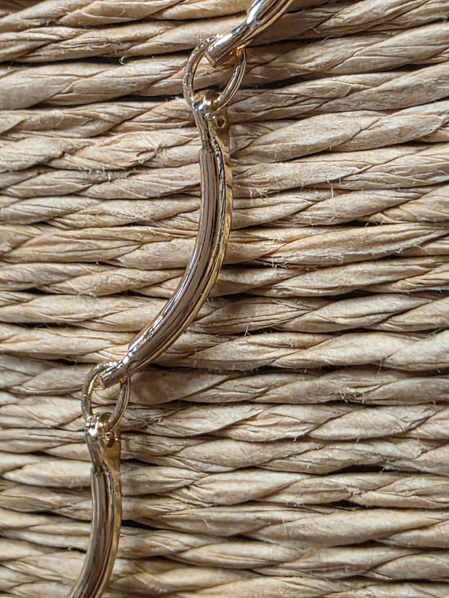 Pewter Bee Silver Tassel Necklace