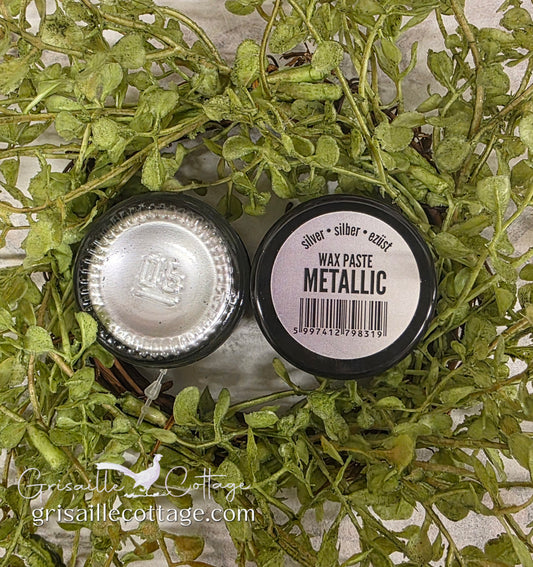 Silver 4427 - Pentart Metallic Embellishing Wax Paste