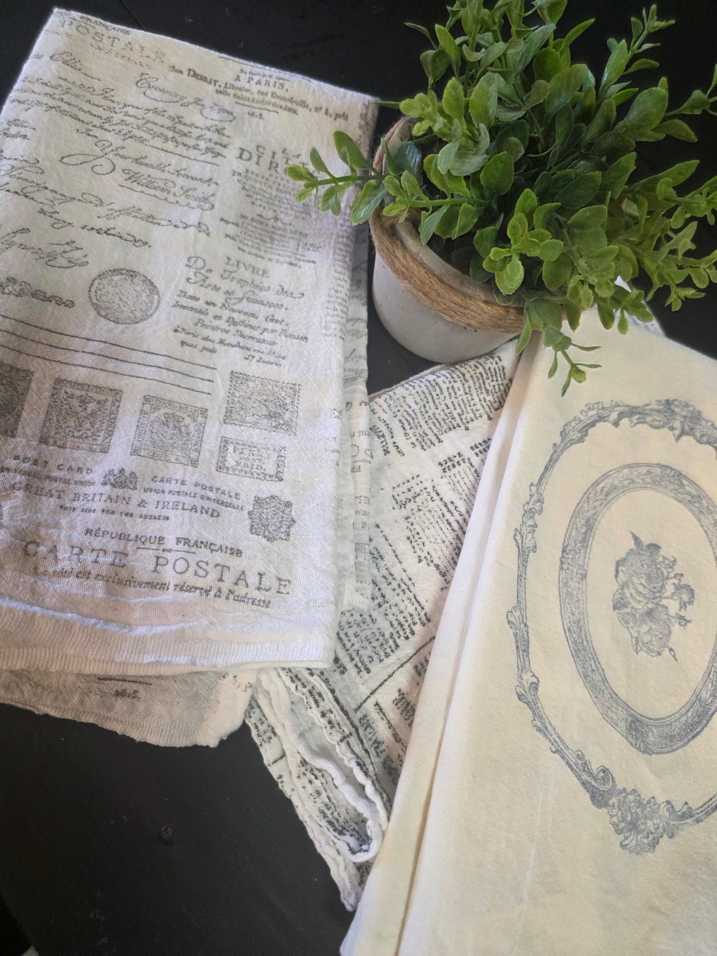 01-17-2026 Sat (12pm-2pm) Set Custom Designed Tea Towels