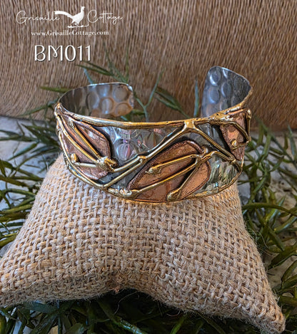 Mixed Metal Cuff Bracelet BM011