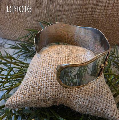 Mixed Metal Cuff Bracelet BM016