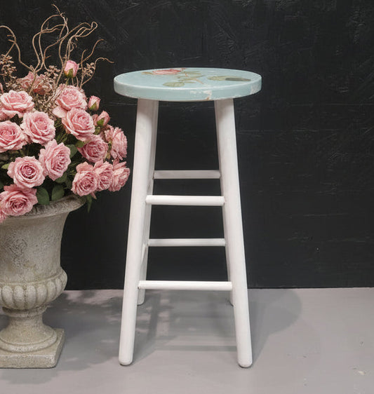 Upstyled Wood Barstool - (𝐏𝐢𝐜𝐤-𝐔𝐩 𝐎𝐧𝐥𝐲)