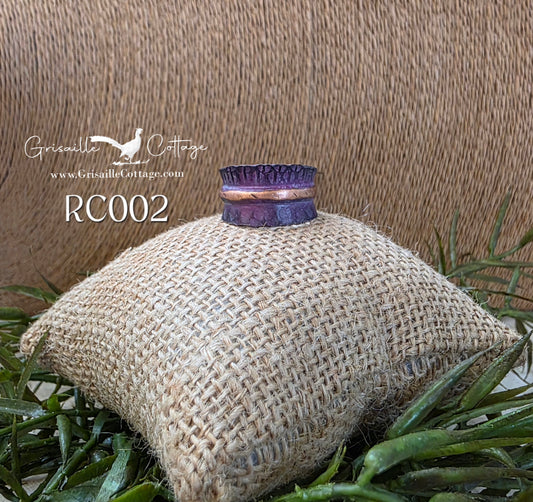 RC002 - Copper Patina Cuff Ring