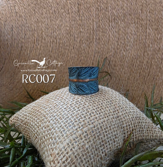 RC007 - Copper Patina Cuff Ring