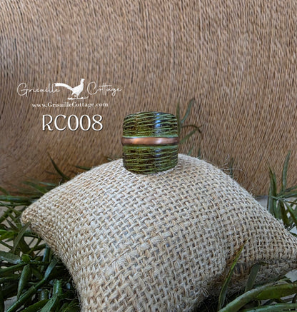 RC008 - Copper Patina Cuff Ring