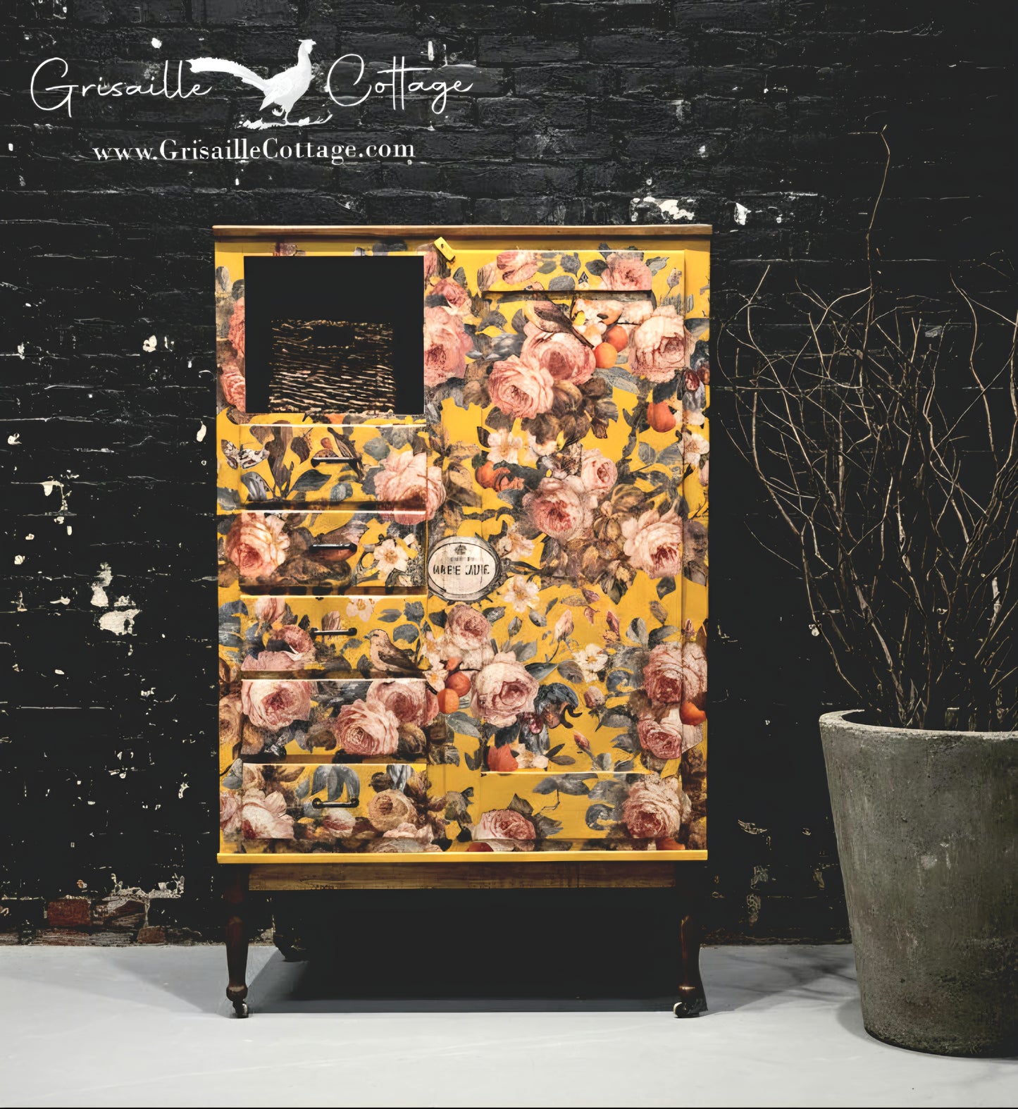Joie Des Roses - 8 Sheet, 12x16 Pad IOD Decor Transfer™ 2024