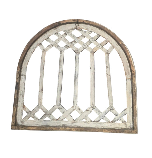 Arched Window Wood Wall Art 36x36