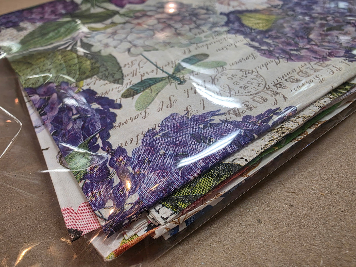 10pk Varied Design Decoupage Napkin Bundle - Lunch Size