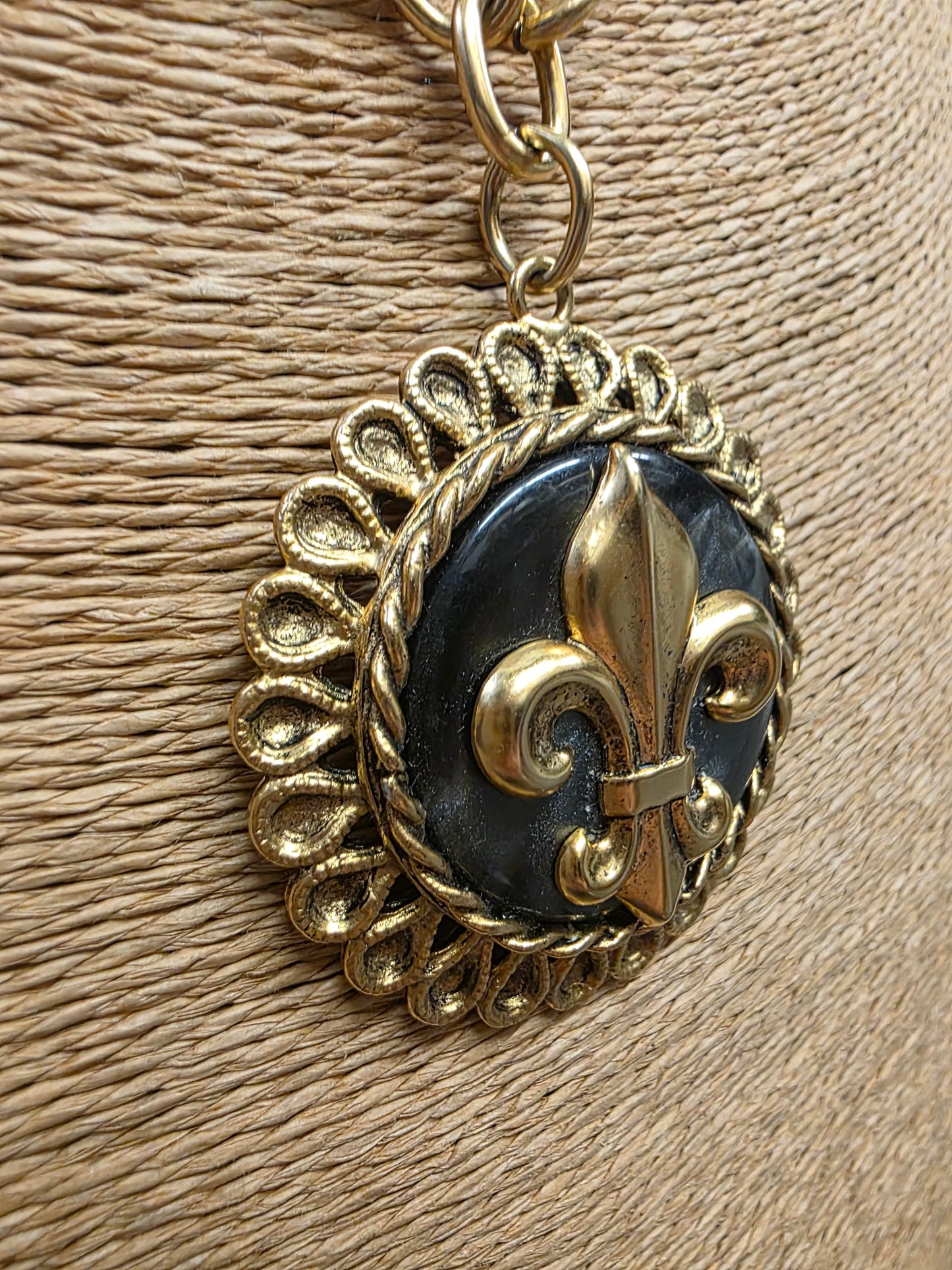 Fleur De Lis Necklace Style 2666 by Yochi NY