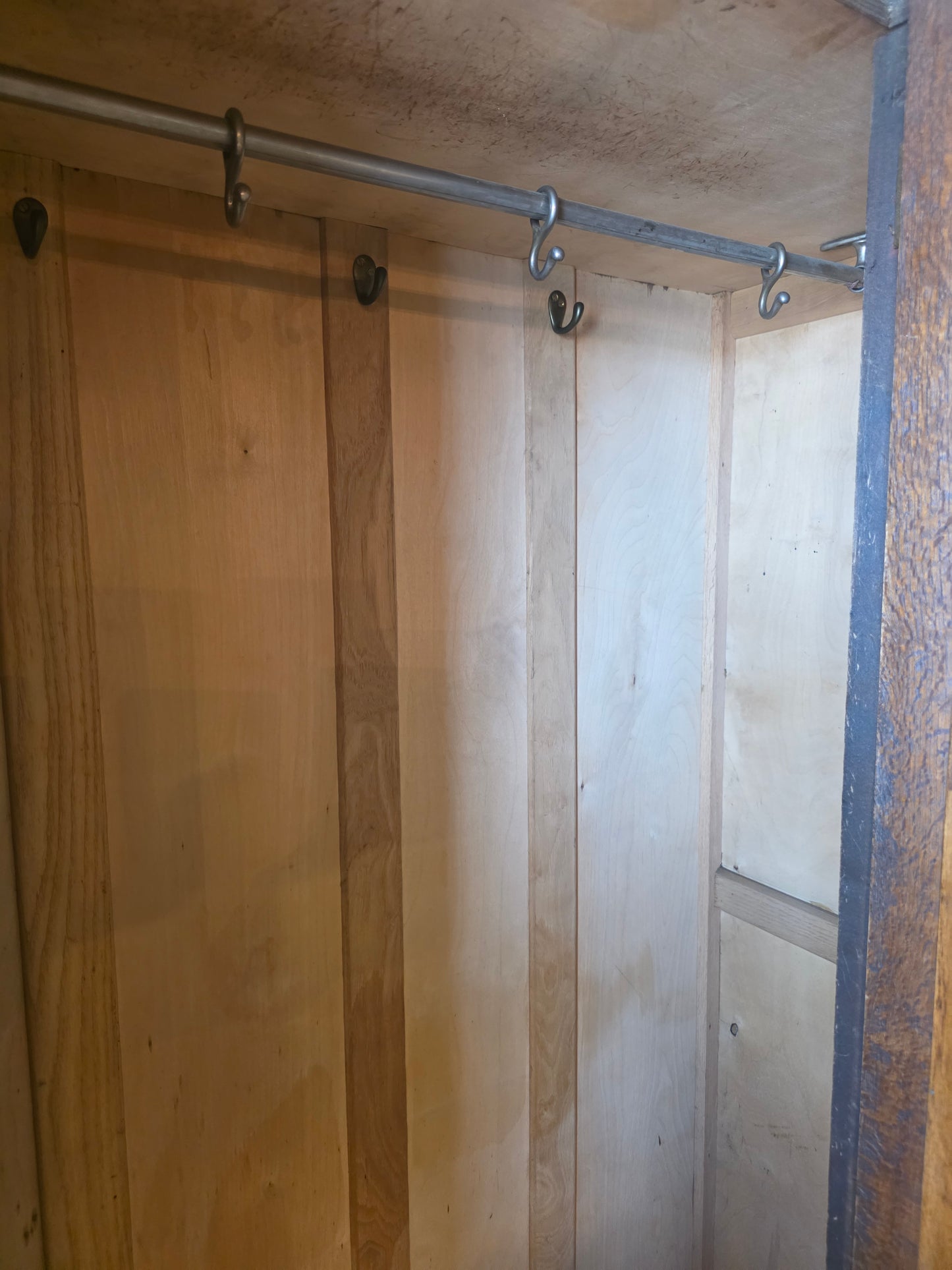Antique Tiger Oak Armoire