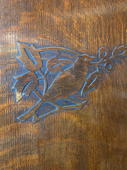 Antique Tiger Oak Armoire