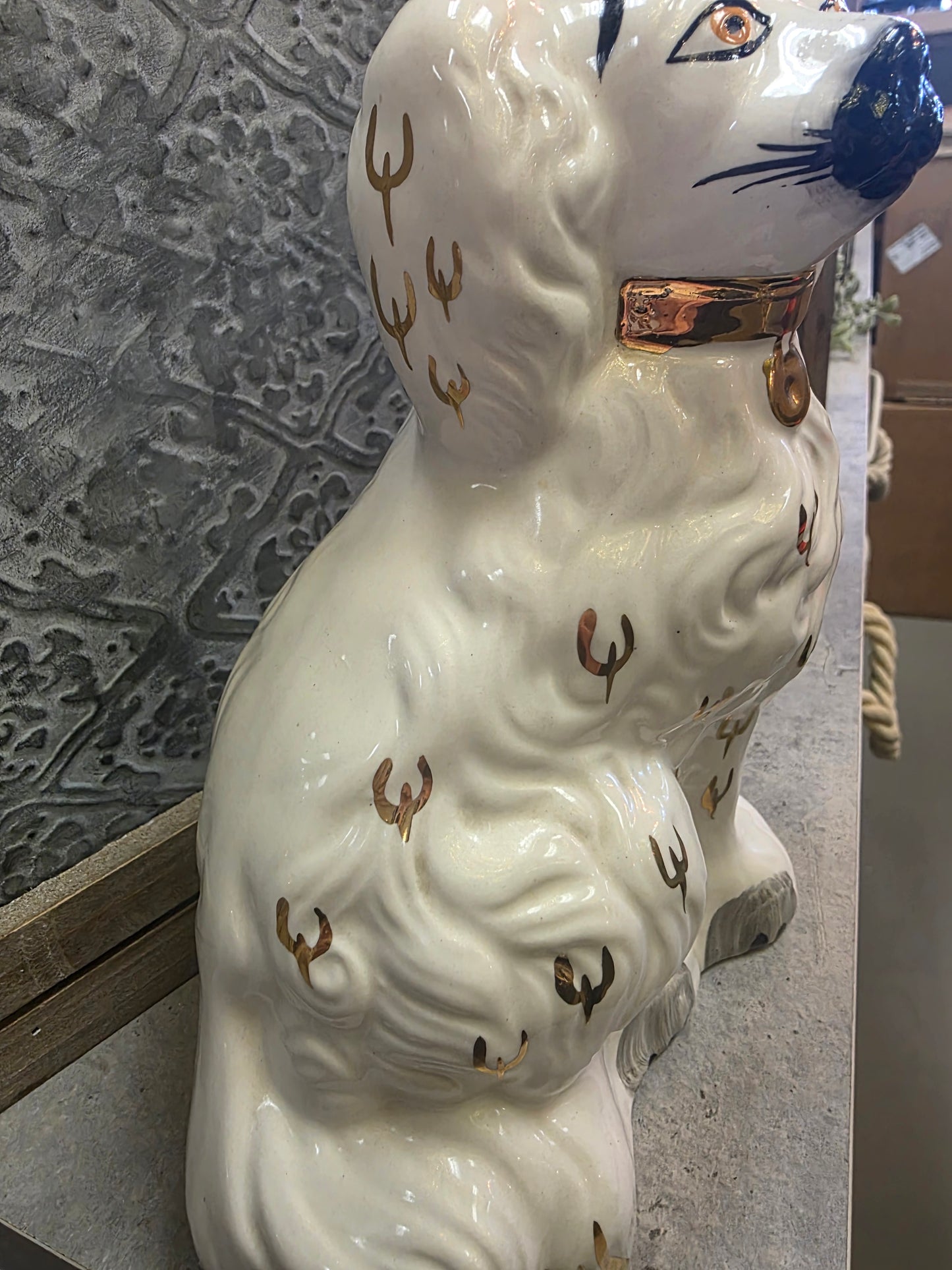 Antique Beswick Staffordshire Spaniel Dog