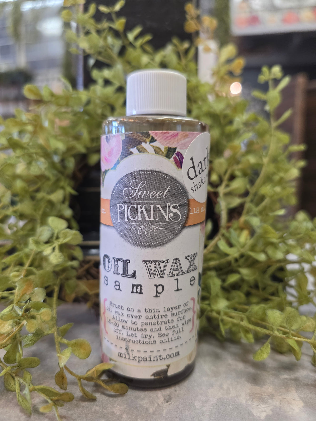 oil wax | dark (brown)