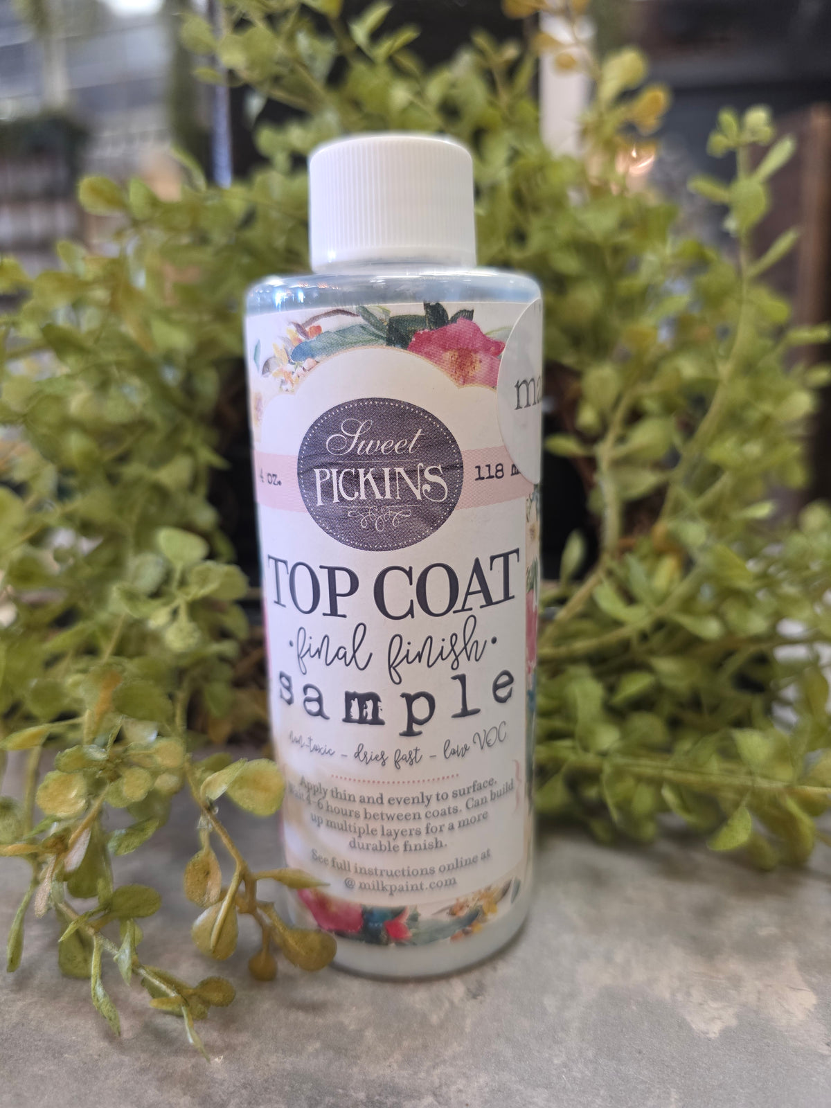top coat | final finish | satin