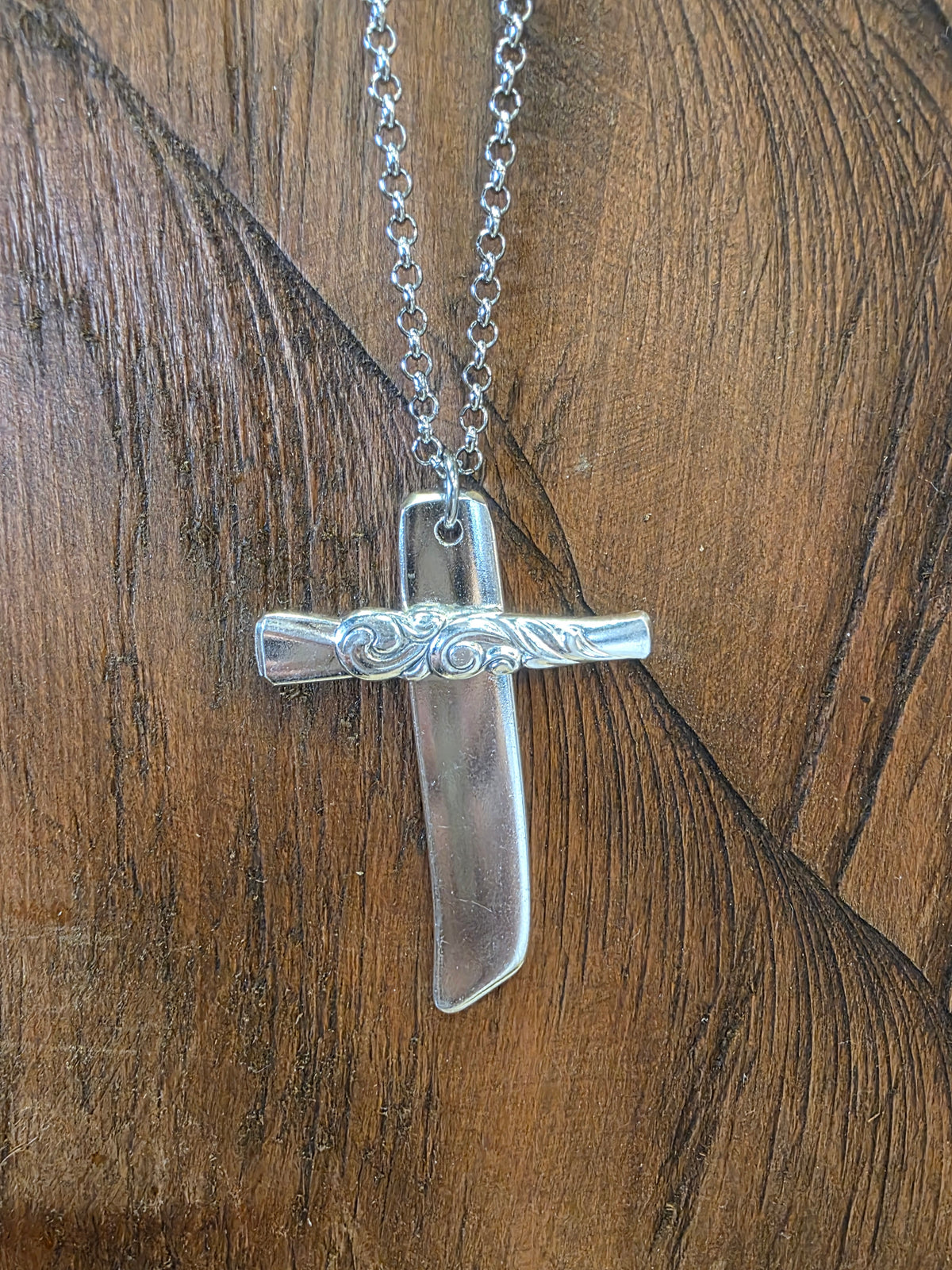 Cross Silverware Necklace GSN06