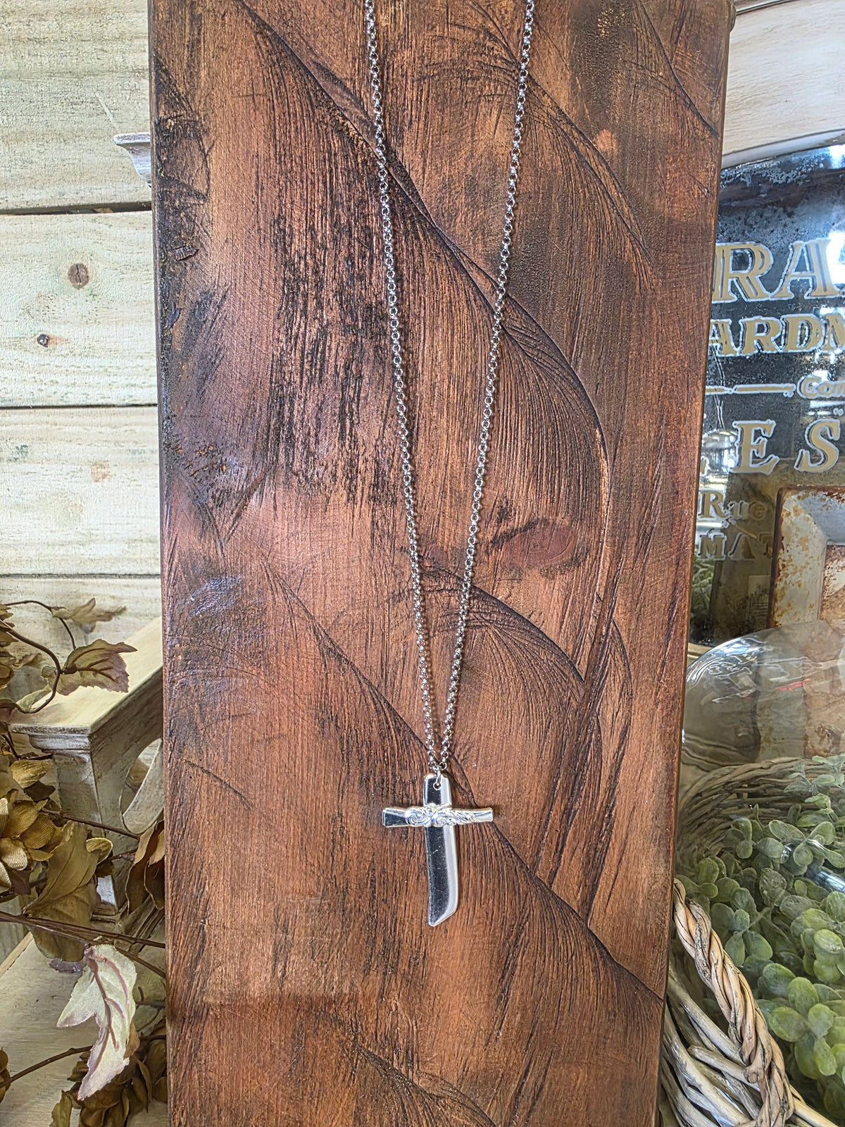 Cross Silverware Necklace GSN06