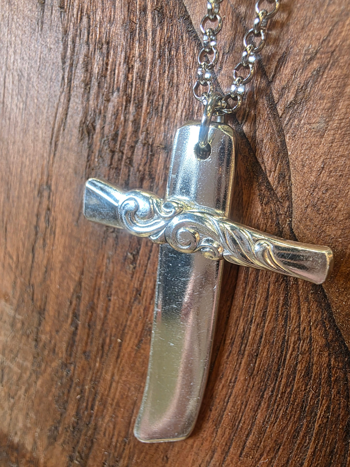 Cross Silverware Necklace GSN06