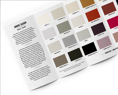 Wall & Satin Paint TRUE Color Card