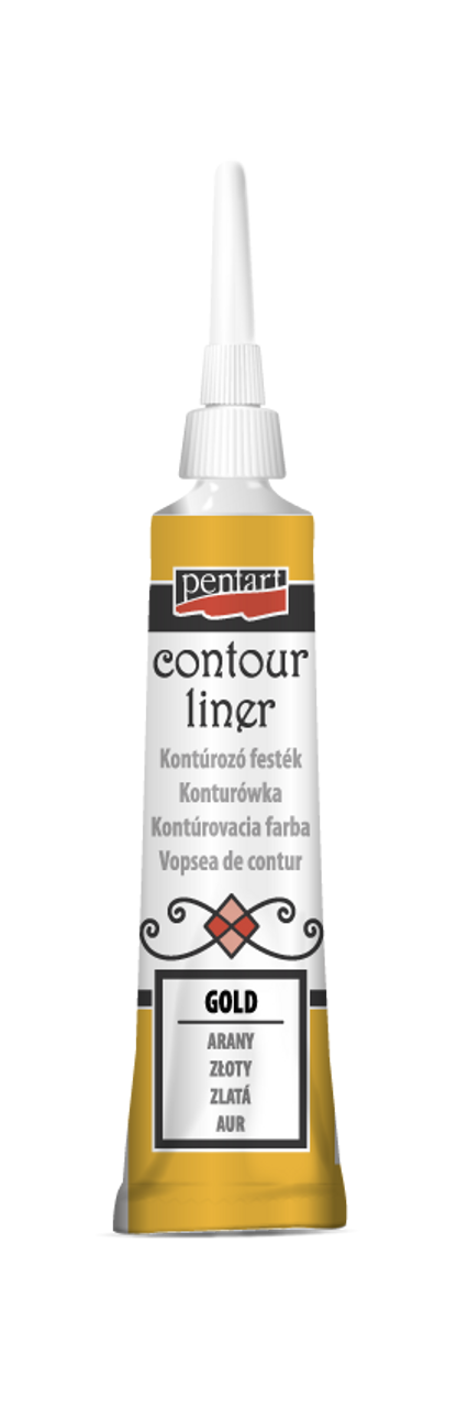 Gold - Pentart Contour Liner 20ml