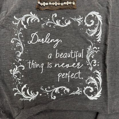 Darling Distressed Tee Shirt - A Rare Bird