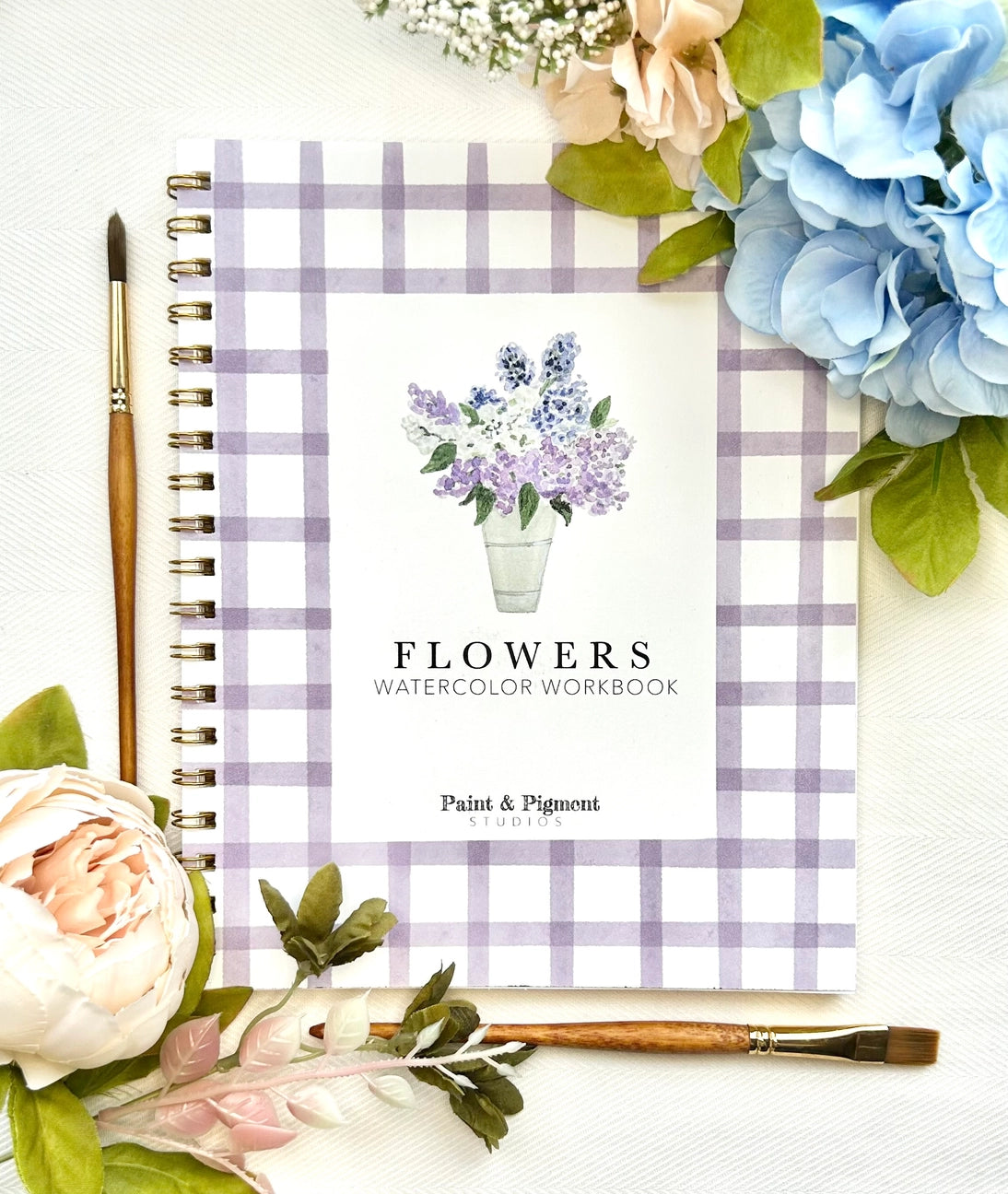 Flowers Watercolor Workbook