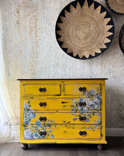 Azure Blossom 24"x35" (4-Sheets) - Decor Transfers®