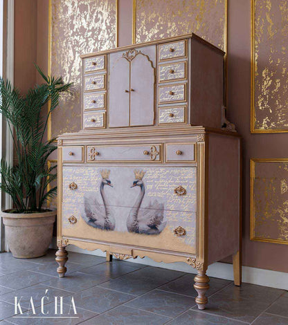 Shimmering Script 8.5"x11" (2-Sheets) - Middy Foil Transfers® Kacha