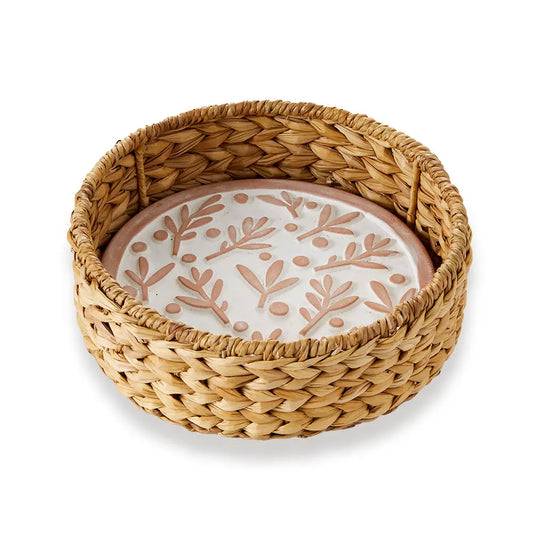 Olive Branch Terracotta Breadwarmer