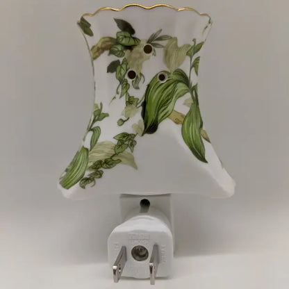 Tropical Parrot - Porcelain Nightlight 24K Gold Trim