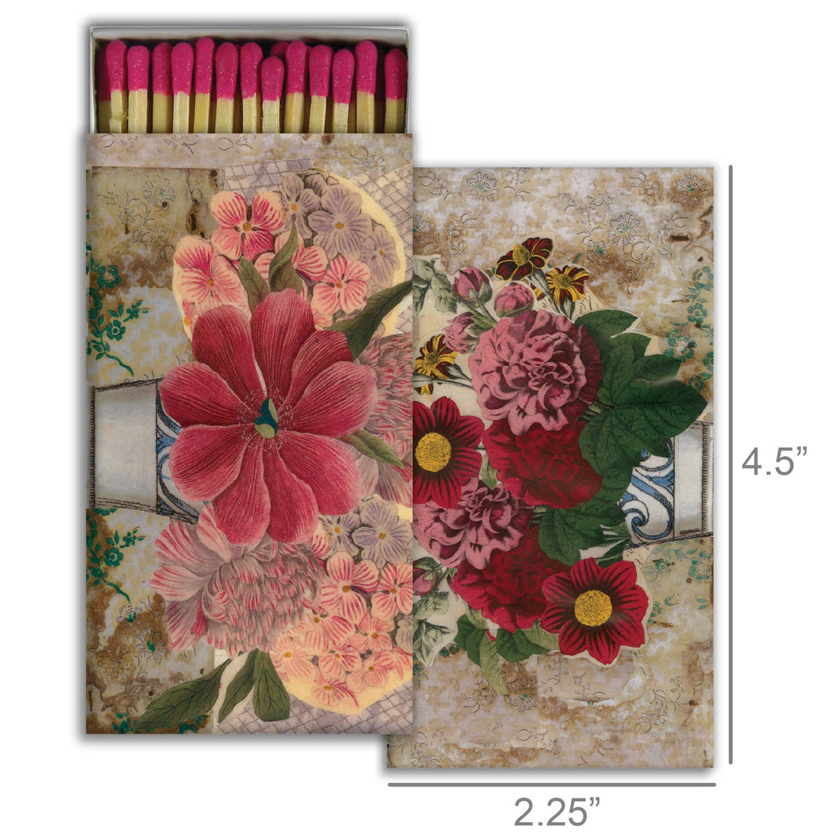 Bouquet Collage Match Box