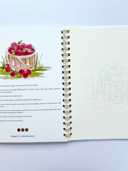 Autumn Watercolor Workbook