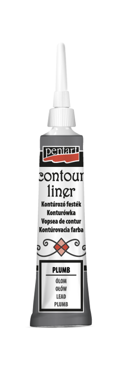 Lead - Pentart Contour Liner 20ml