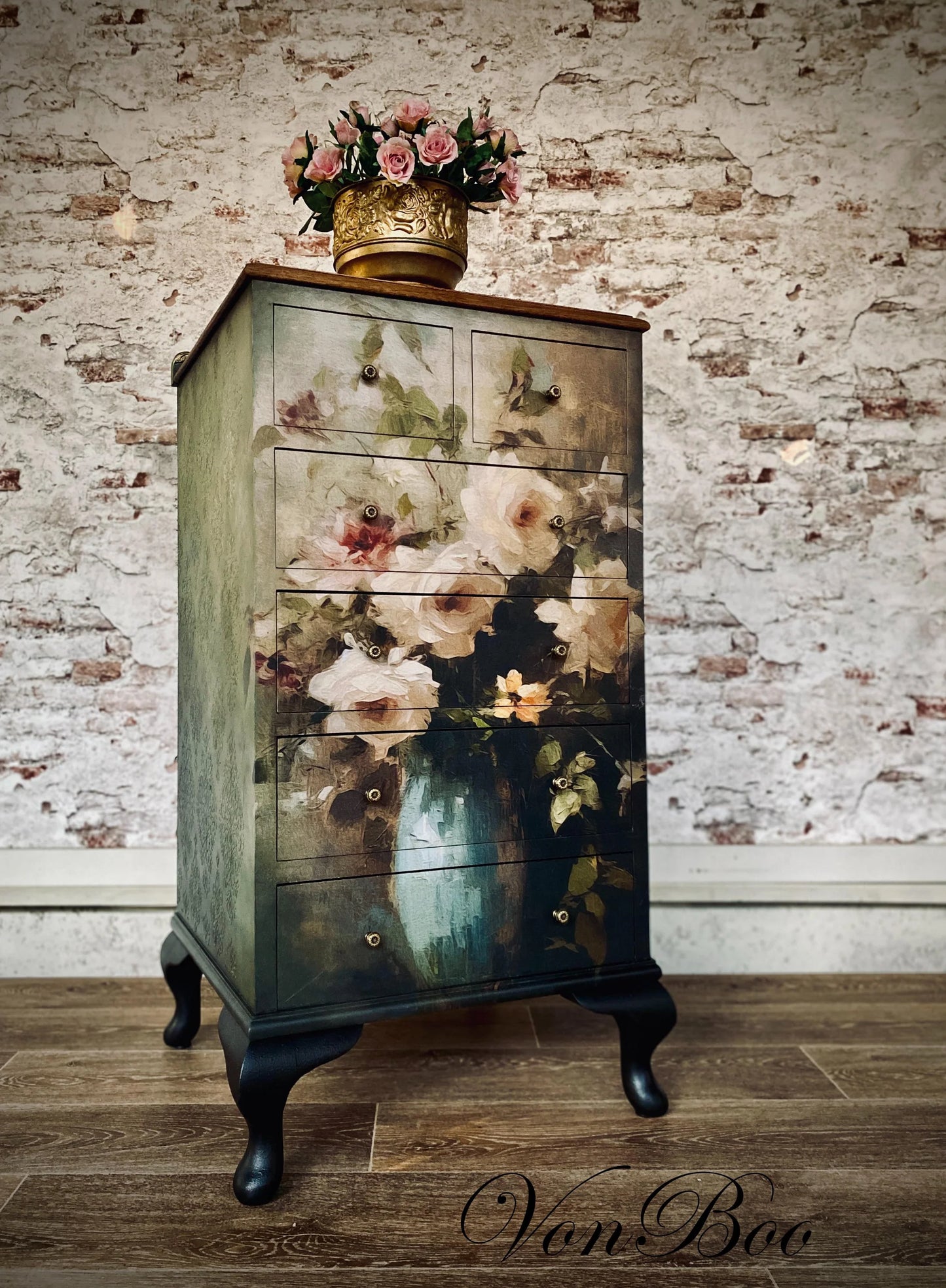 Romantic Roses 23x33 ( A1 ) - MINT by Michelle