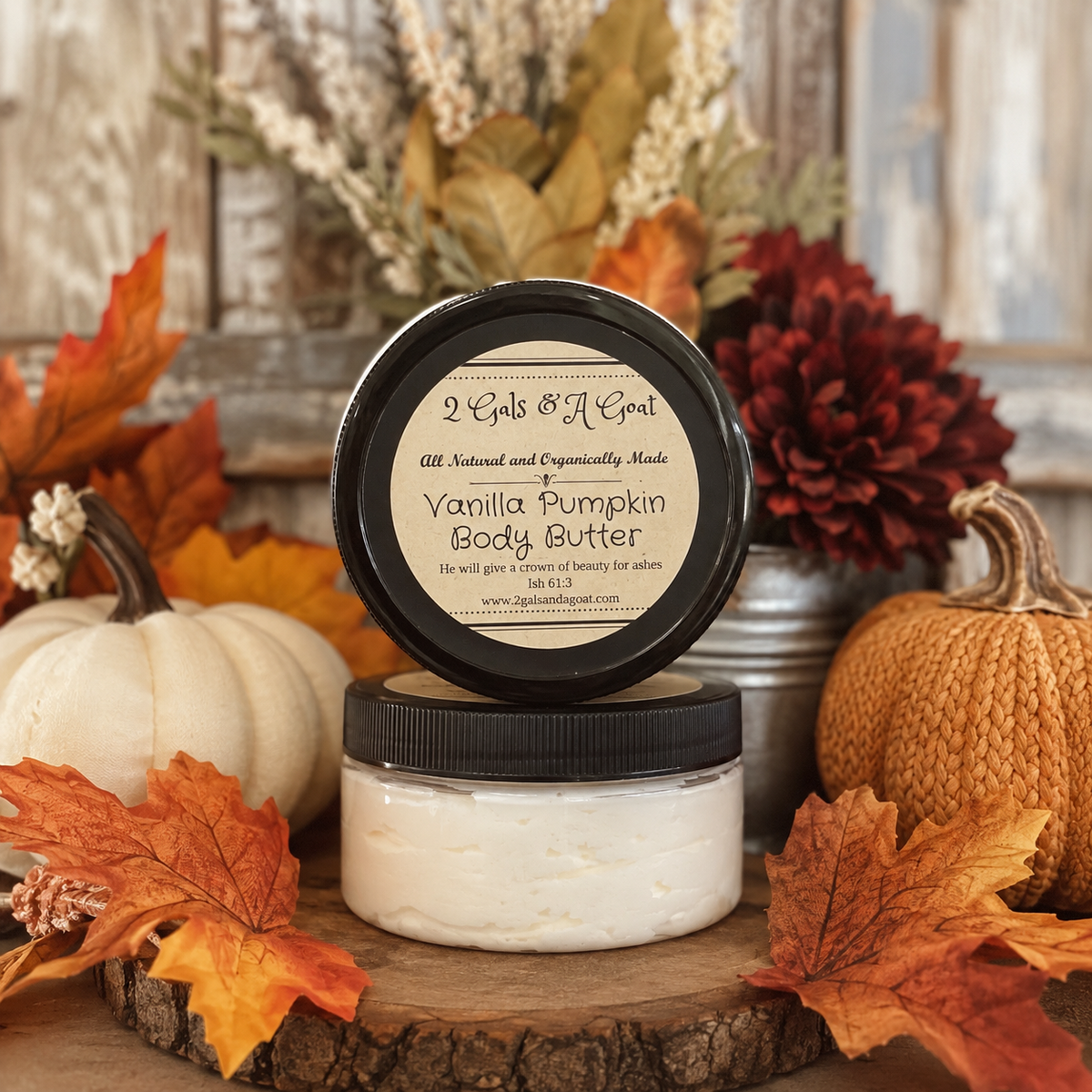 Vanilla Pumpkin Whipped - Goat Milk Body Butter