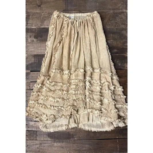 Serene Sands Skirt, Oatmeal - Jaded Gypsy