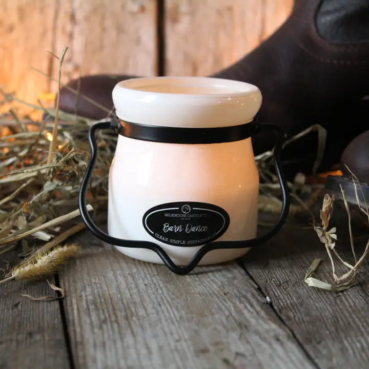Barn Dance 5oz Cream Jar - Milkhouse Candle Company