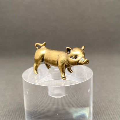 Standing Piglet Bronzed Trinket 70110