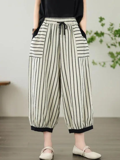 Vertical Stripes Artistic Pant