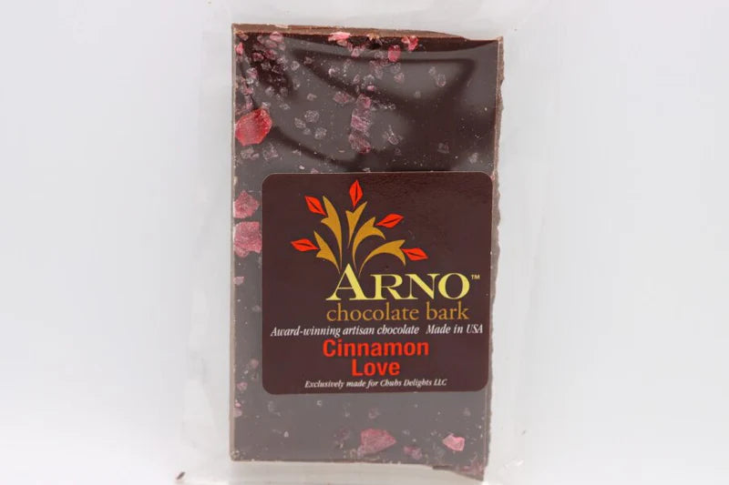 Cinnamon Love Bark 1.8oz Bar - ARNO Chocolates