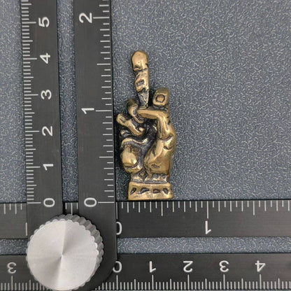 Middle Finger Bronzed Trinket