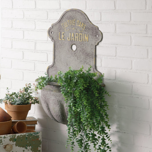 Château Cascade Wall Water Fountain Planter- (𝐏𝐢𝐜𝐤-𝐔𝐩 𝐎𝐧𝐥𝐲)