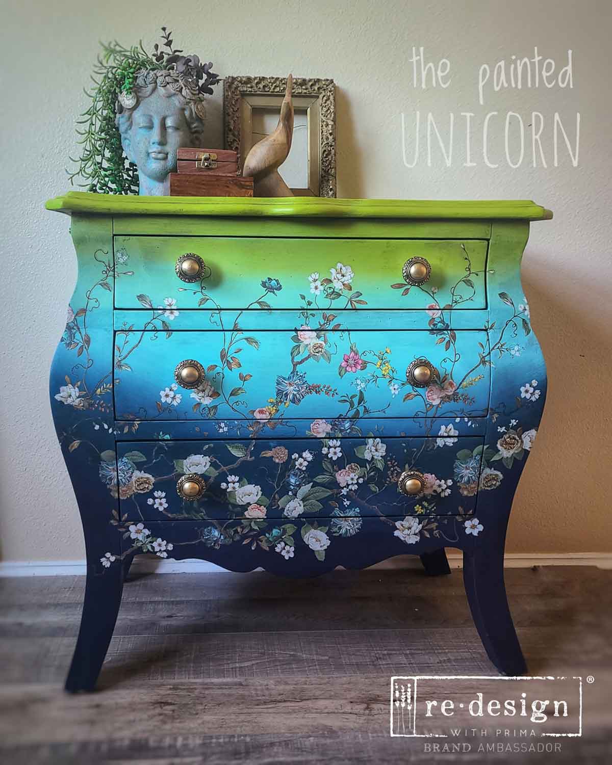 Blue Vine 24"x35" (4-Sheets) - Decor Transfers®