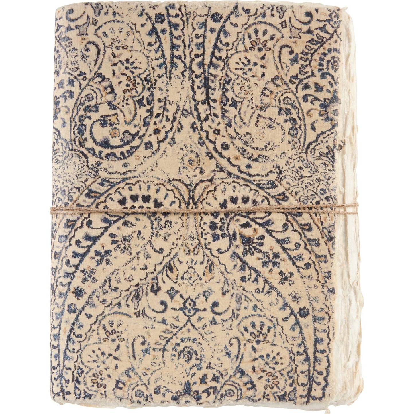 Indigo Paisley 8x6 Unlined Journal